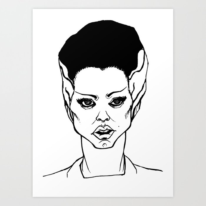 700x700 Bride Of Frankenstein Art Print