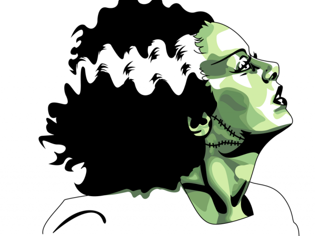 640x480 Free Bride Of Frankenstein Clipart, Download Free Clip Art