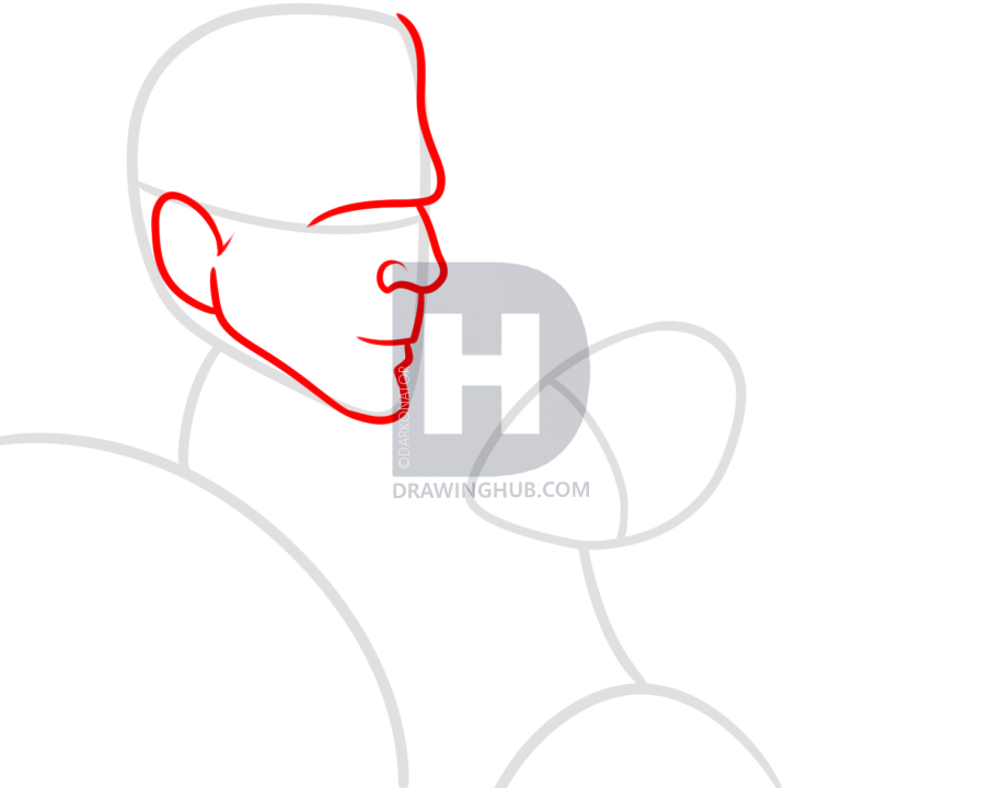 907x720 How To Draw Frankenstein And His Bride, Step