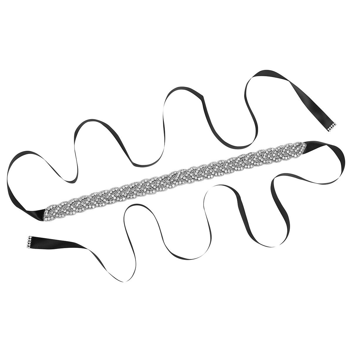 1200x1200 Tiaobug Women Vintage Rhinestones Bridal Sash Belt For Bride