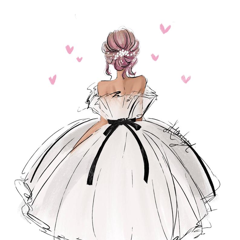 794x794 Wedding Clipart Custom Brides Wedding Clip Art Fashion Etsy