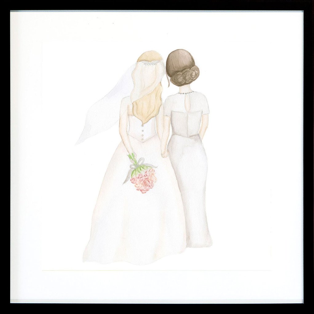 1021x1024 Bridesmaid I East Coast Wall Art