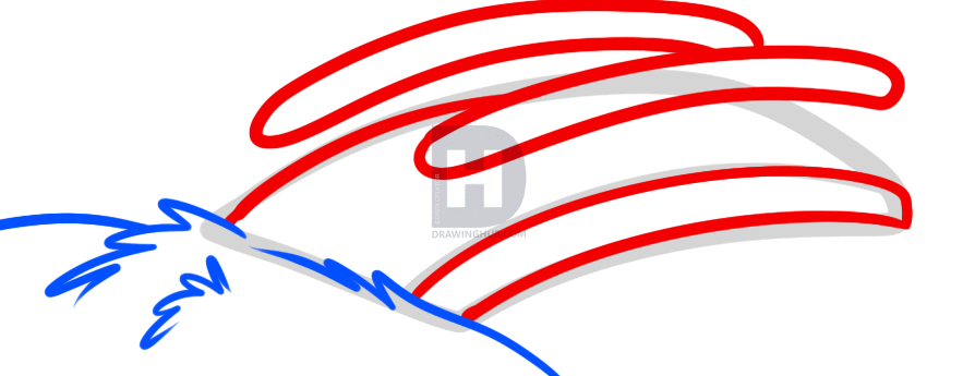 883x345 How To Draw A Bridge For Kids, Step