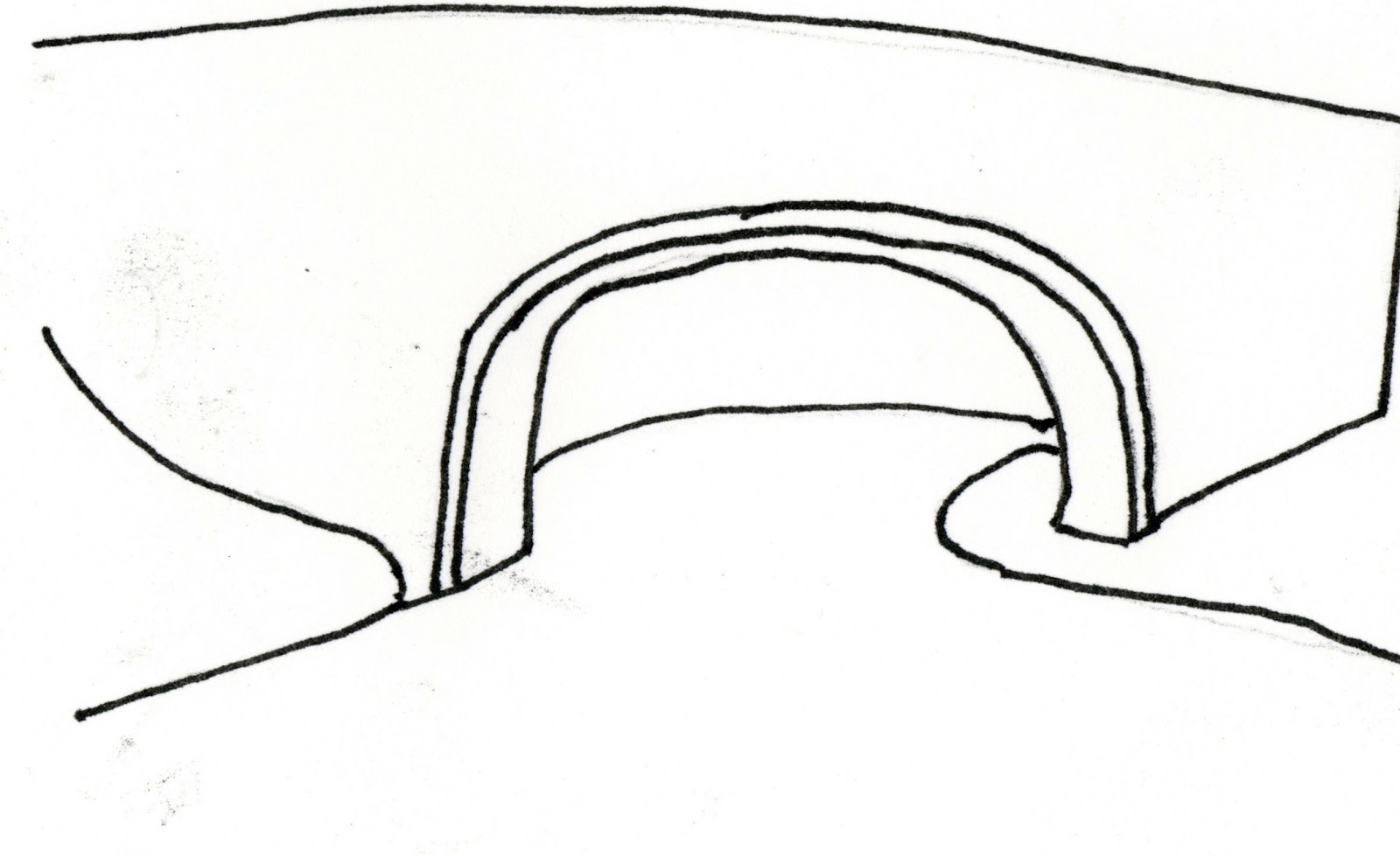 1600x979 Bridge Drawing Canal For Free Download