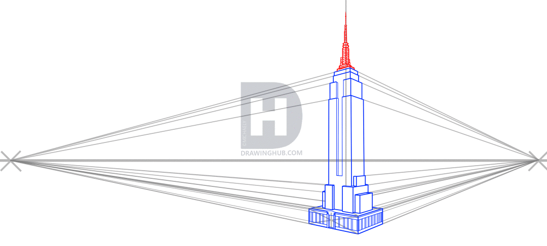 1080x487 how to draw the empire state building, empire state building, step