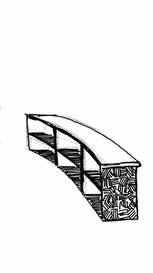 500x889 Quick Freehand Perspective Rough On Curved Object Nguyening It !