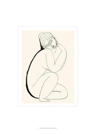 320x450 nudo seduto, serigraph