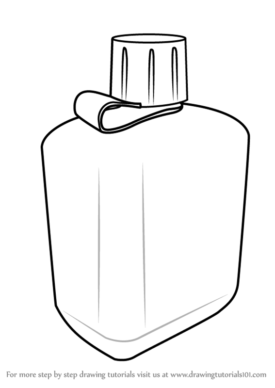 567x800 Learn How To Draw A Bottle