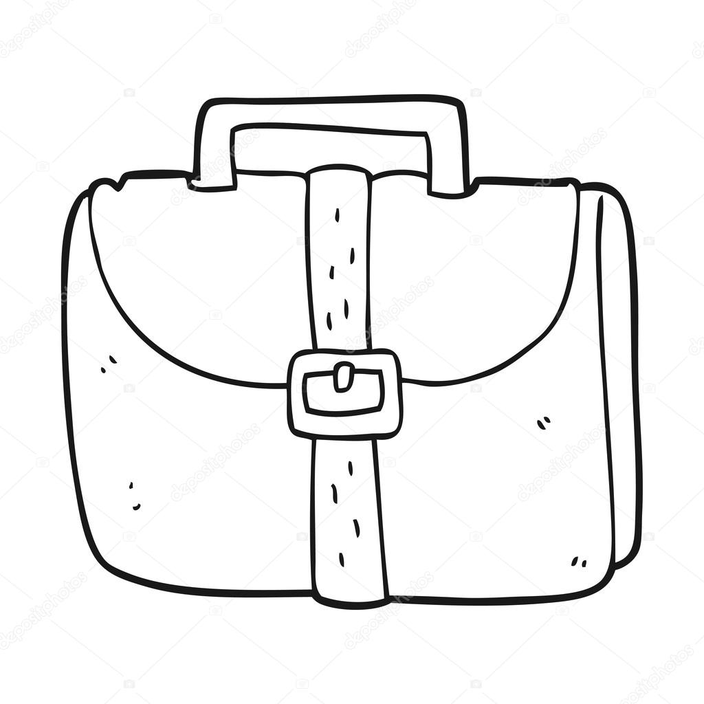 1024x1024 Briefcase Black And White Transparent Png Clipart Free Download