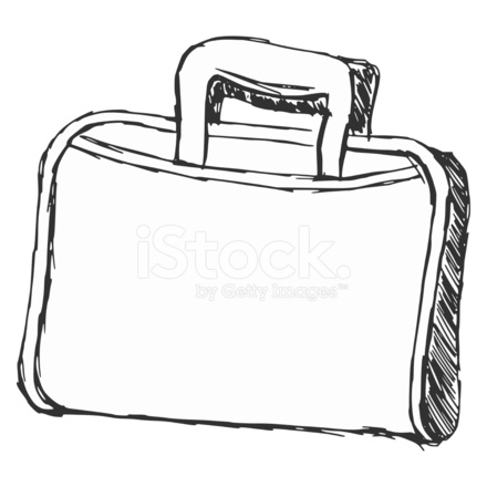 440x440 Briefcase Stock Vector