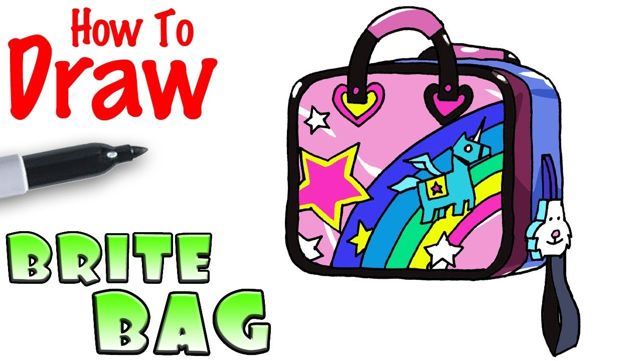1280x720 how to draw the brite bag fortnite