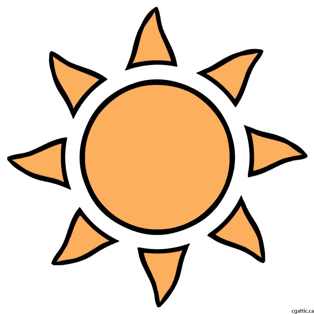 1000x1000 Sun Cartoon Drawing In Steps With Photoshop The Digital Art