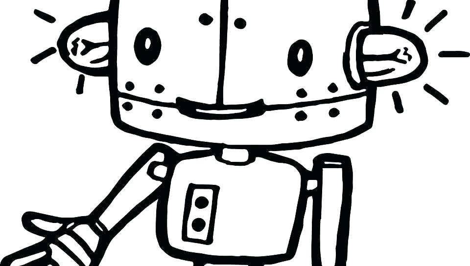 960x544 Kids Drawing Print Robot Coloring Pages To Camping Brilliant
