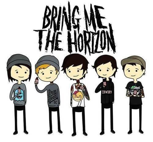 500x462 Drawing Bring Me The Horizon Bmth Oliver Sykes Matt Kean Jona
