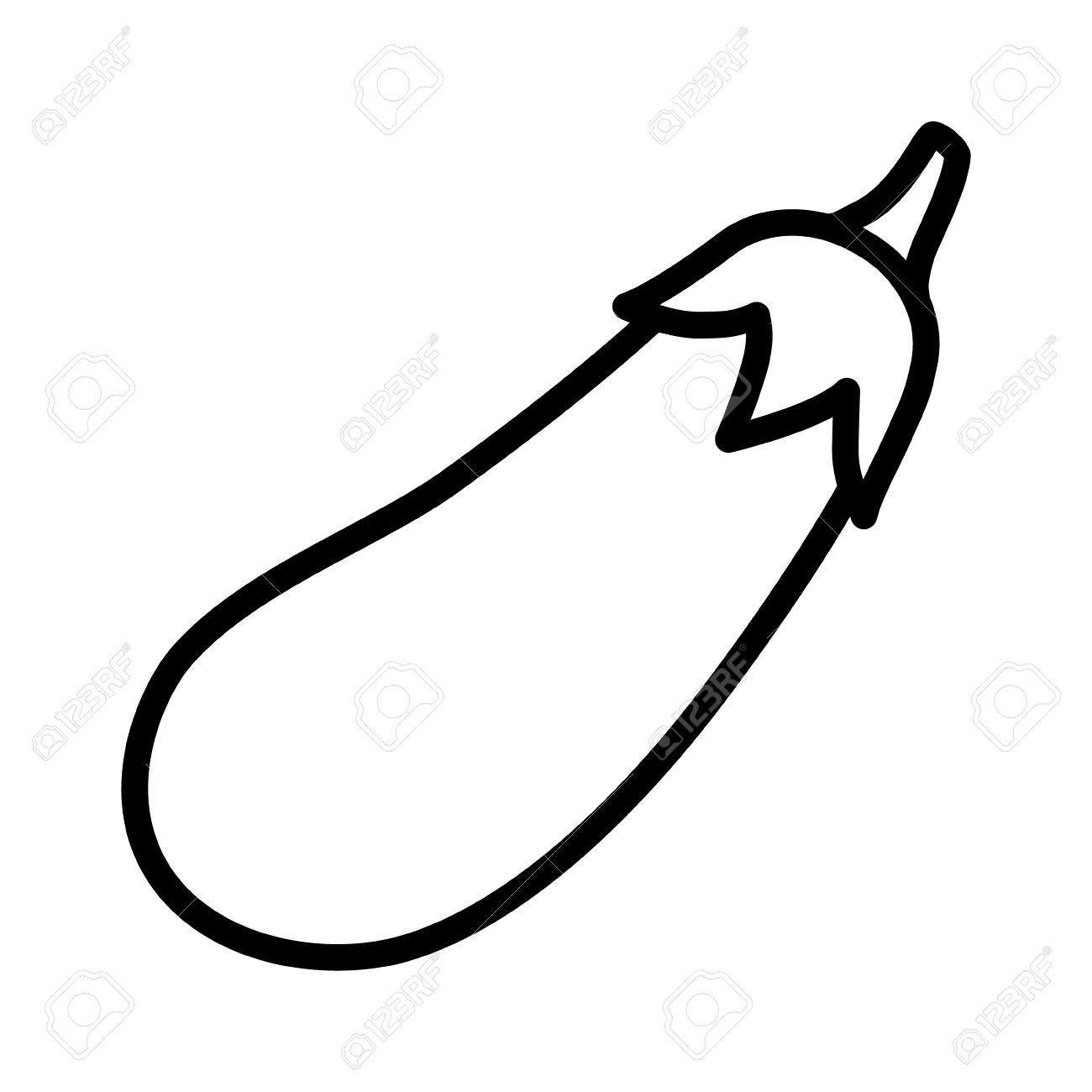 1300x1300 Brinjal Drawing Free Download