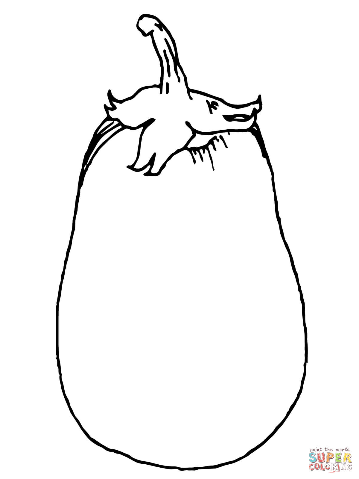 1200x1600 Brinjal Drawing Bringle For Free Download