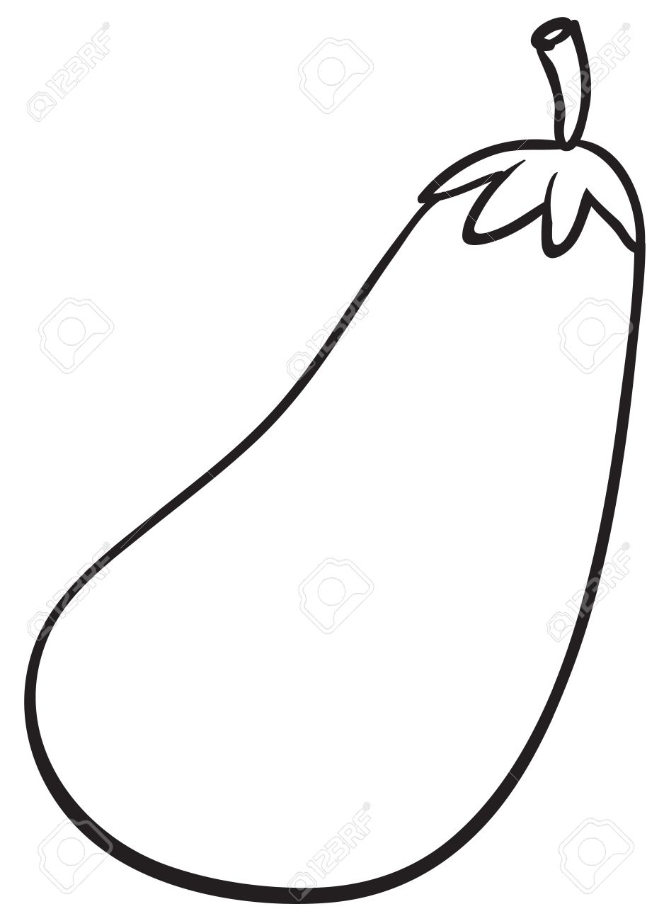 938x1300 brinjal drawing black and white for free download