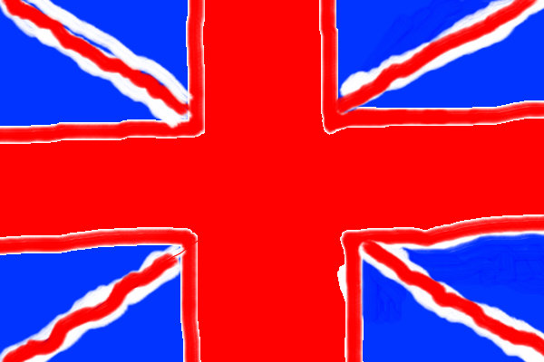 600x400 British Flag A Signs Speedpaint Drawing