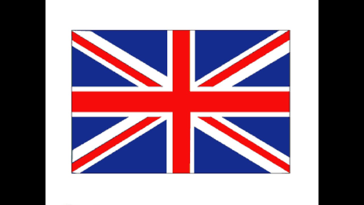 1280x720 How To Draw A British Flag Kak Narisovat Flag Velikobritanii
