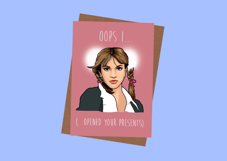 794x563 Britney Spears Birthday Card Britney Card Funny Britney Etsy