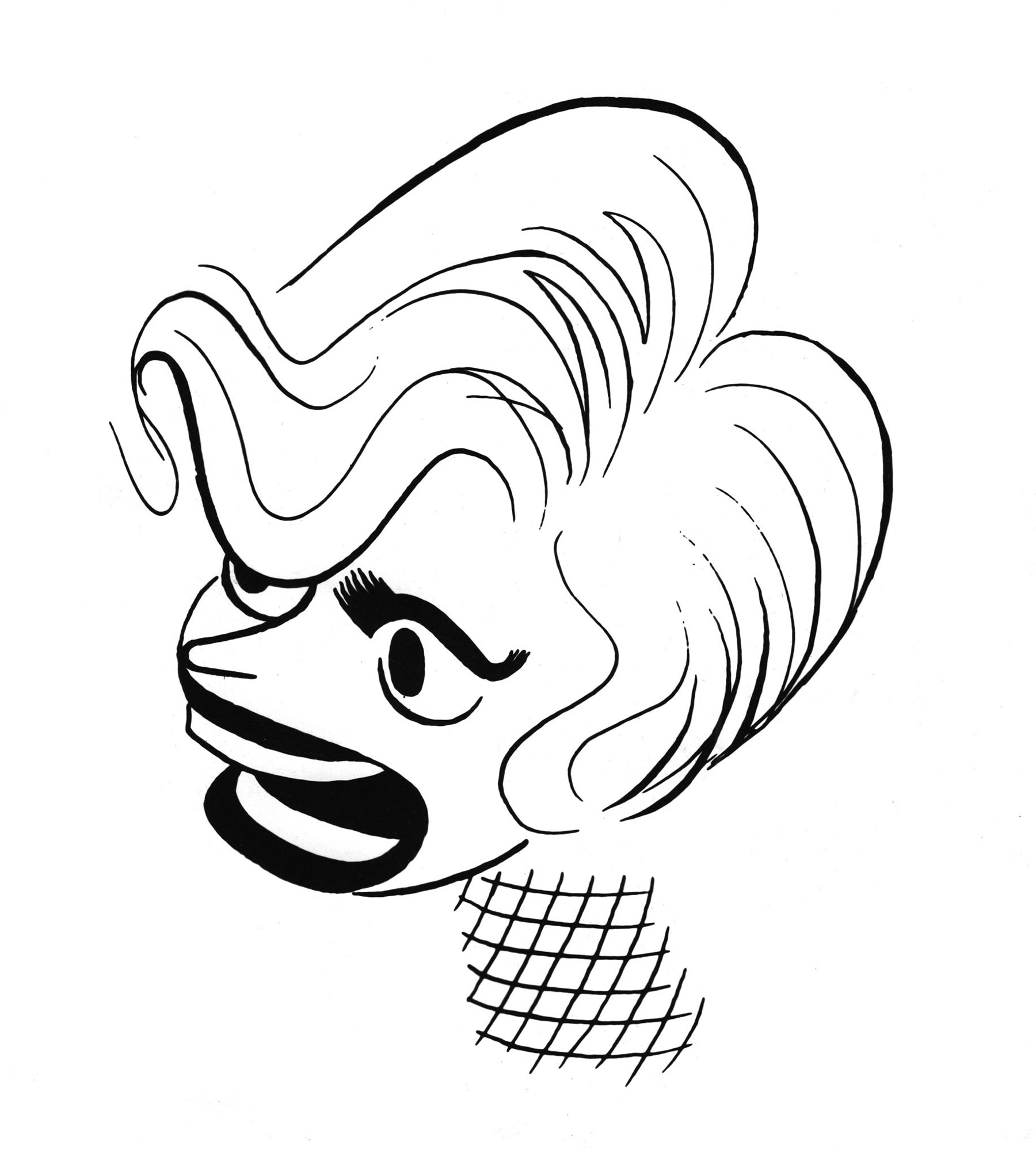 1800x1996 see al hirschfeld portraits of carol channing