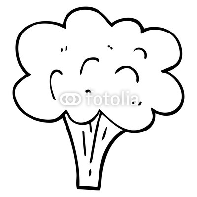 400x400 Line Drawing Cartoon Broccoli Stalk Buy Photos Ap Images