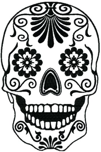 350x525 Sugar Skull Pumpkin Template Lovely Drawing Templates Design Blank