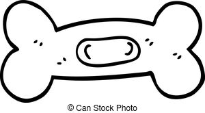 300x165 Broken Bone Line Cartoon Drawing Design Vector Illustration