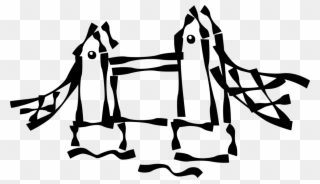 320x184 Download Rope Bridge Png Clipart Simple Suspension