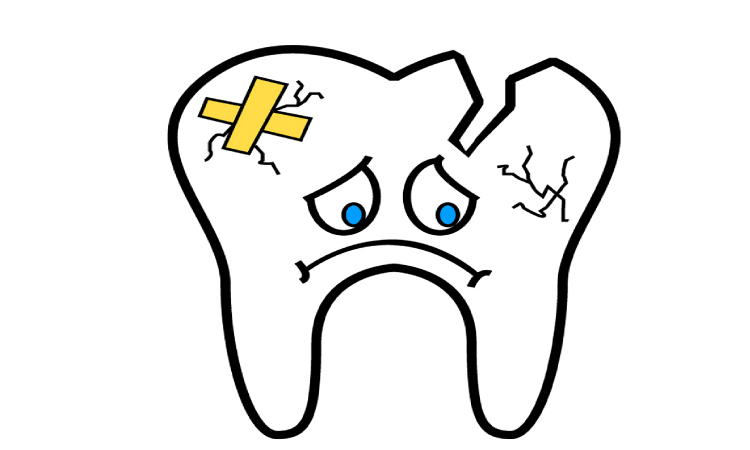 750x450 Broken Tooth Cartoon
