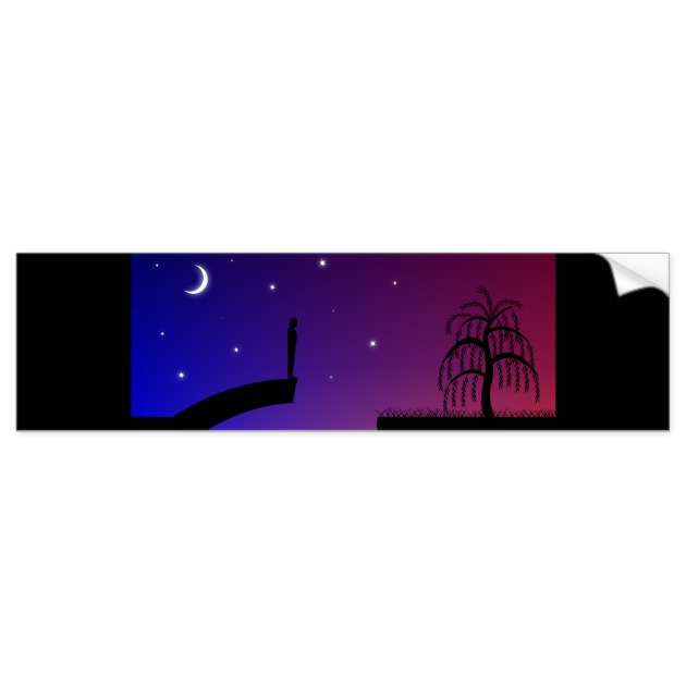 630x630 Broken Bridge Bumper Sticker