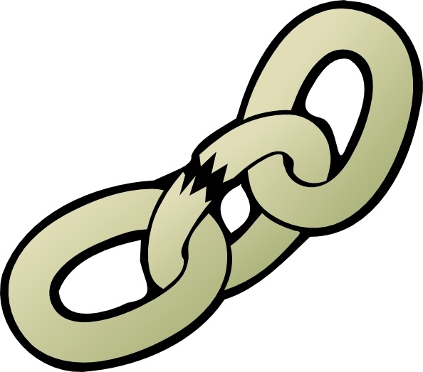 594x523 Broken Chain Clip Art Free Vector In Open Office Drawing
