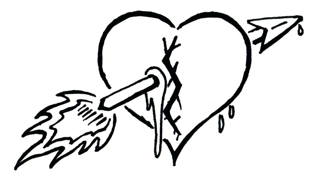 1024x609 Cool Designs To Draw Drawn Broken Heart Wing Drawing Designer