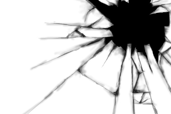 600x400 Broken Glass An Abstract Speedpaint Drawing