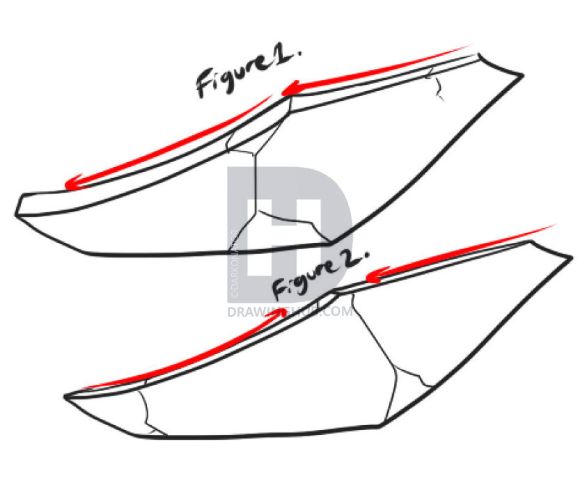 843x720 How To Draw Glass, Step