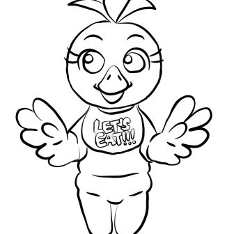 336x336 Broken Bonnie Drawing Shadow Chibi Plush Nightmare Spring