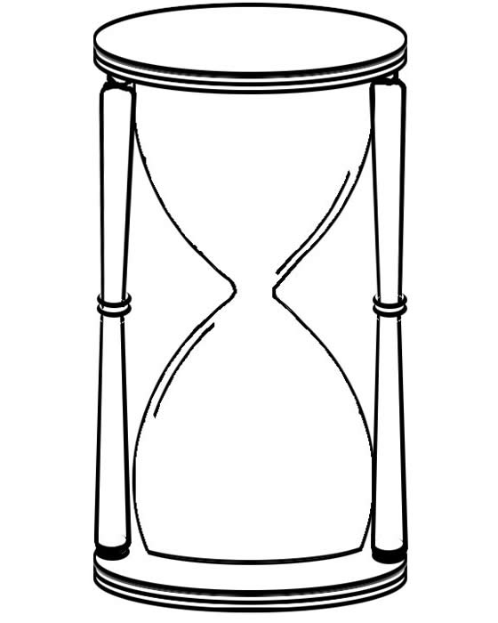 560x700 Hourglass Drawing Free Download