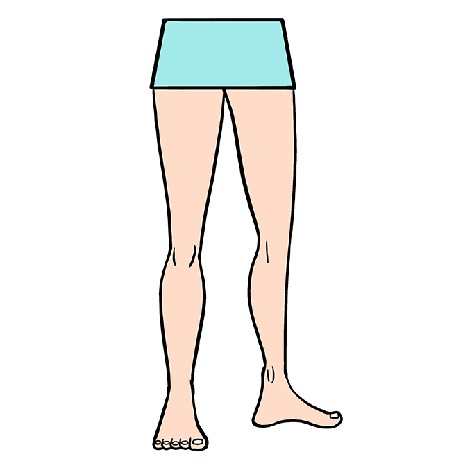680x678 How To Draw Legs Really Easy Drawing Tutorial