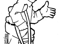 200x150 Man With A Broken Leg Canadian Association Of Labour Media