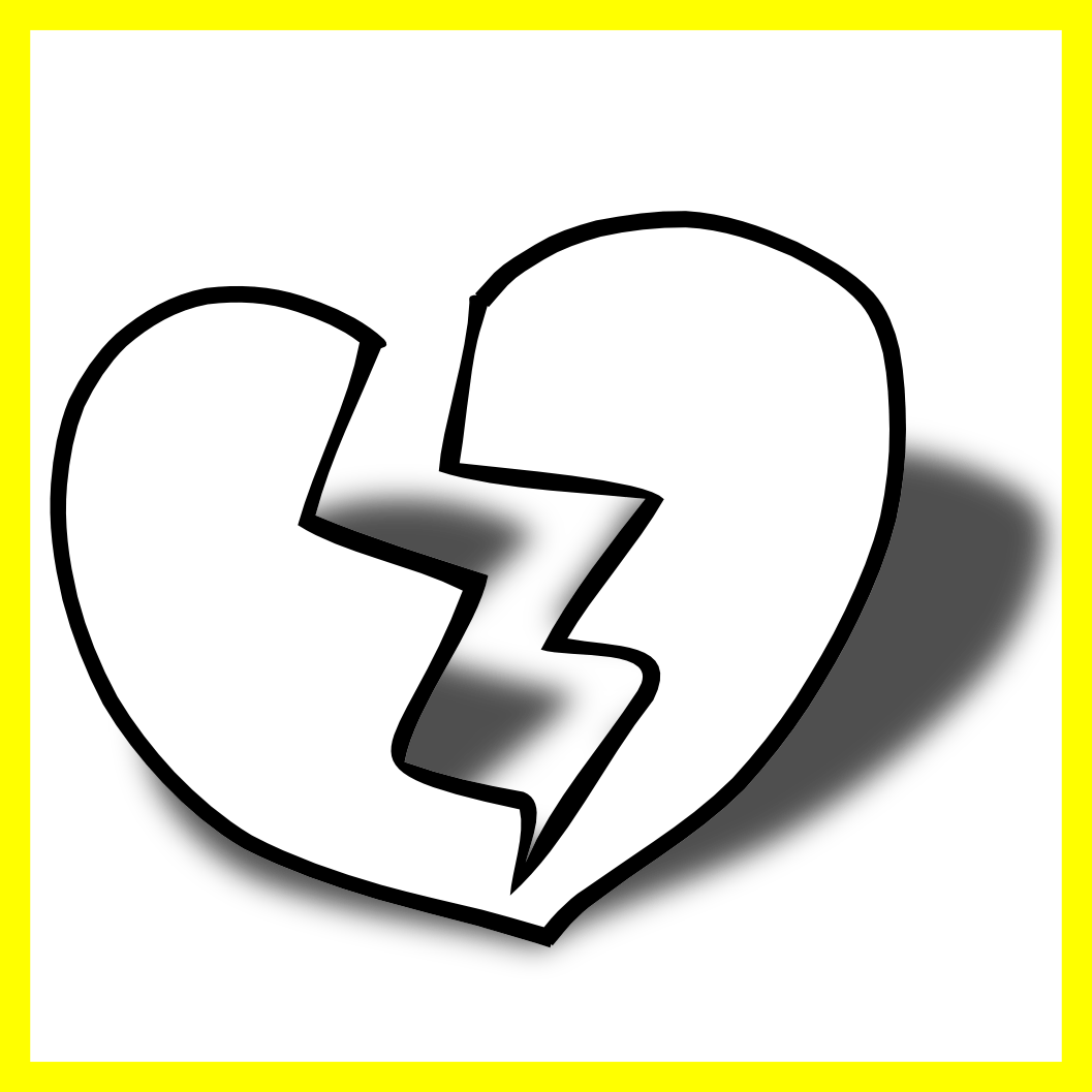 1057x1057 broken clipart broken hearted girl for free download and use