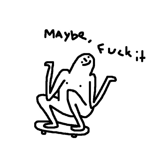 640x640 skateboarder drawing free download