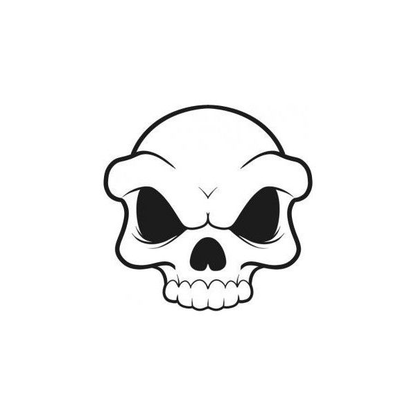 600x600 Simple Skull Drawing Free Download Clip Art