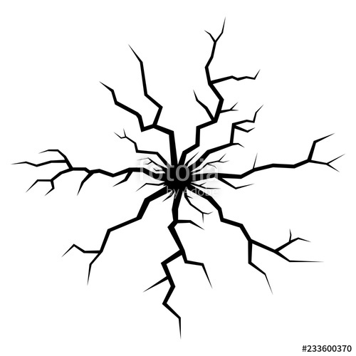 500x500 Shell Hole Black Cleft Isolated On Transparent Background