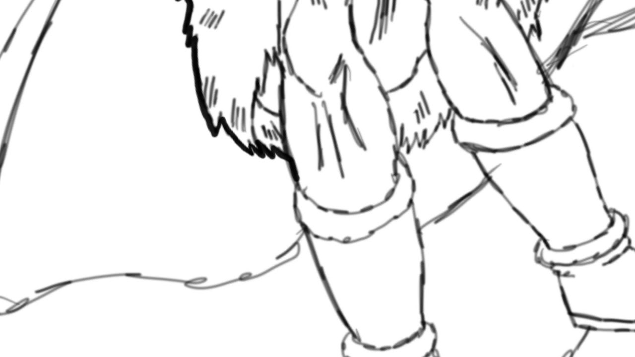 1280x720 drawing broly from dragon ball super broly movie