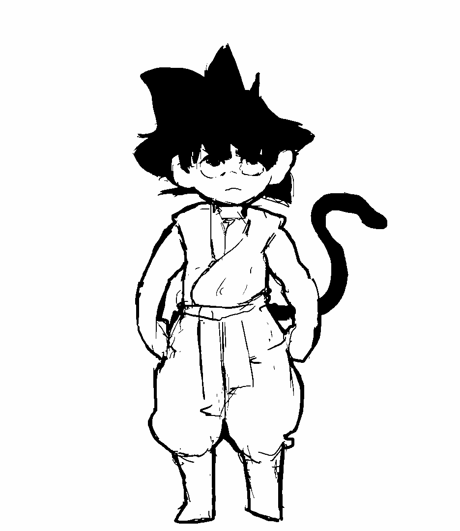 936x1080 little kid goku animation i did after watching the new broly movie