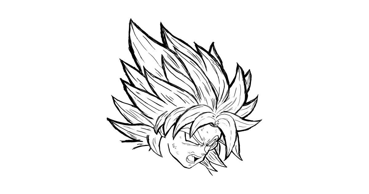 Broly Drawing | Free download on ClipArtMag