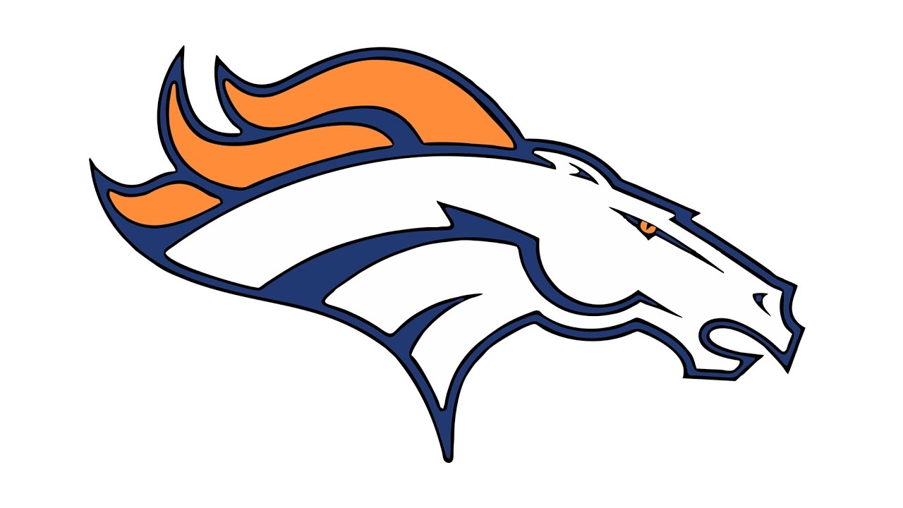 1280x720 How To Draw The Denver Broncos Logo