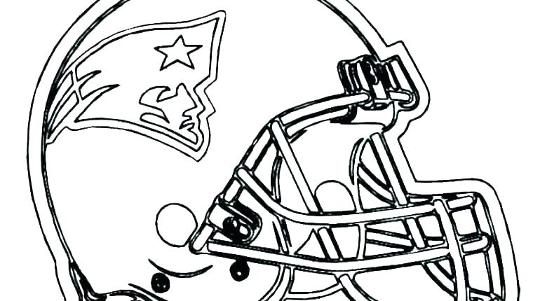 770x430 Kids Broncos Helmet Football Coloring