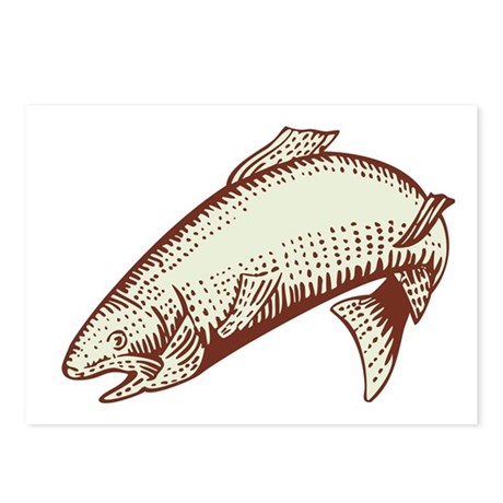 460x460 Speckled Trout Postcards