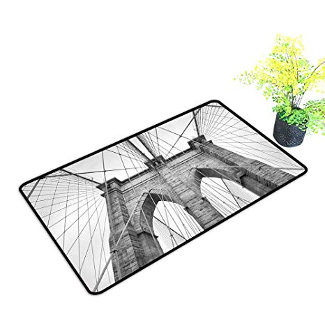 466x466 Gmnalahome Extra Thick Door Mat Brooklyn Bridge New
